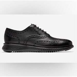 Cole Haan Zero Grand Men's Sz 11 Wingtip Oxford Dress Shoes Black Leather C31533